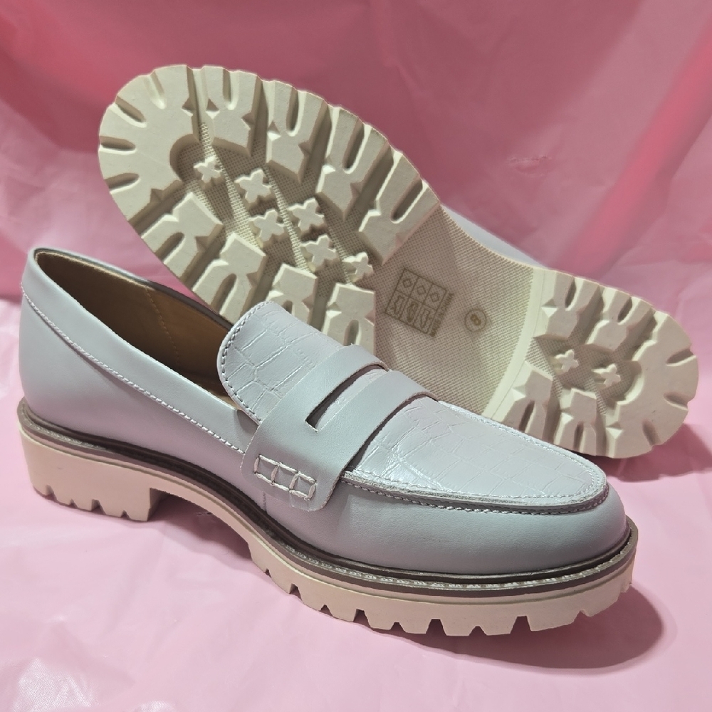 NWOT Journee Collection Women's Loafers in Light Grey